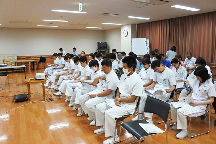 写真_医療関連感染対策予防委員会全体研修